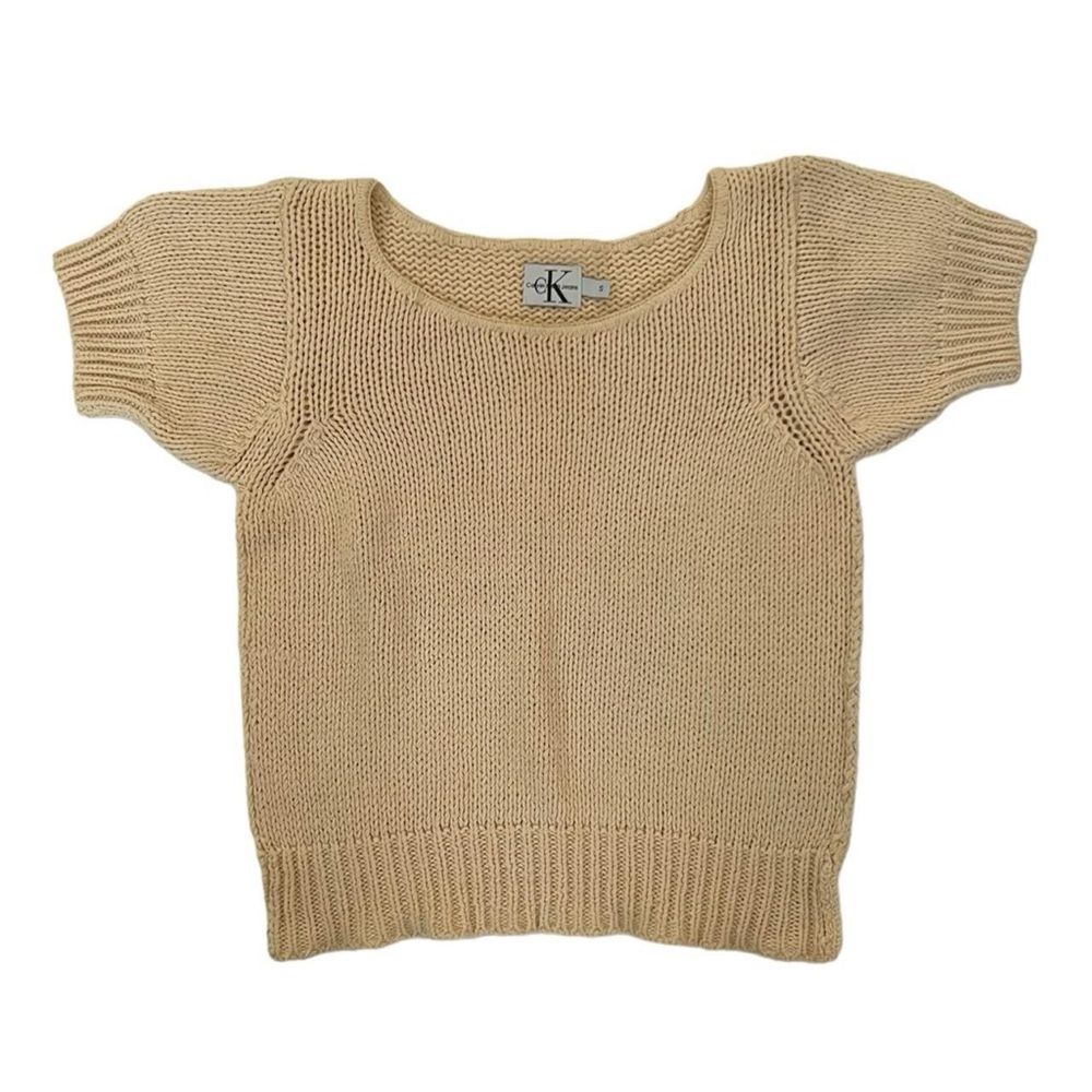 CALVIN KLEIN KNIT CROP TOP